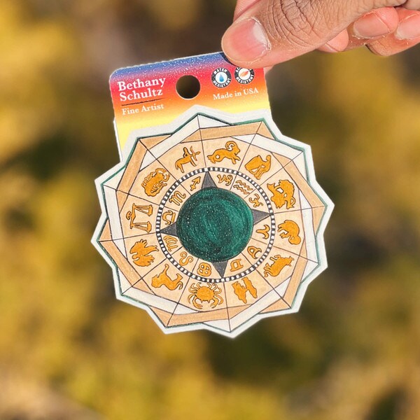 MU Zodiac Floor Rugged Sticker (3.5"x3.5")